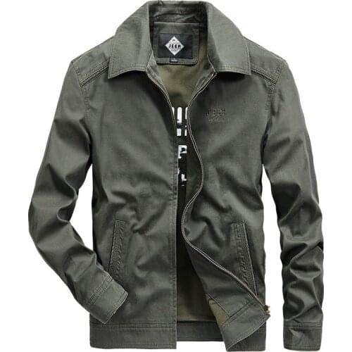 Brand Casual Jacket Men Military Multi-pocket Mens Jackets and Coats Quality Cotton Windbreaker Jaqueta Masculino Size M-4XL