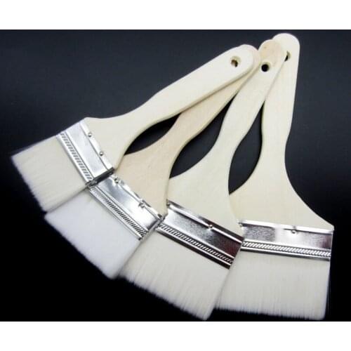 Soft wool traceless brush Kitchen Barbecue brush Water-based wool paint brush HOME cleaning brush