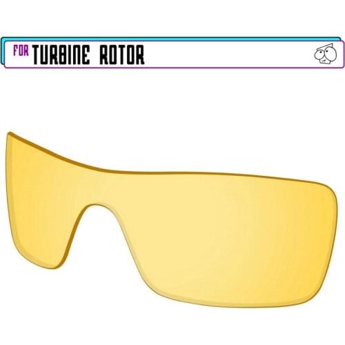 EZReplace Polarized Replacement Lenses for - Oakley Turbine Rotor Sunglasses - Night Vision