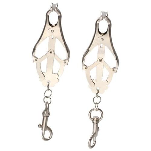 Happygo, 1 Pair Top Quality Metal Nipple Clamp,Breast Clip,Nipple Clip,Breast Clamp,Female Breast Clip,Adult Game,Sex Toy,H-563