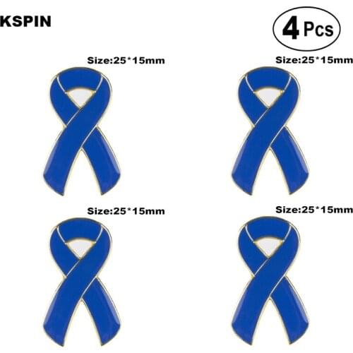 Blue Aids Pin Lapel Pin Badge Brooch Icons 4pcs