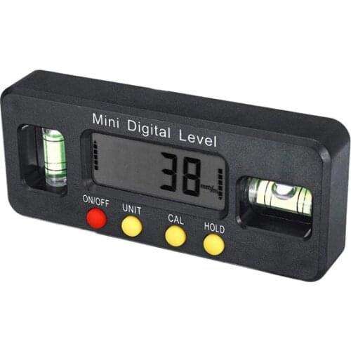 0-100mm Mini Electronic Digital Display Level Ruler Measuring Ruler Inclinometer Level Meter Digital Protractor