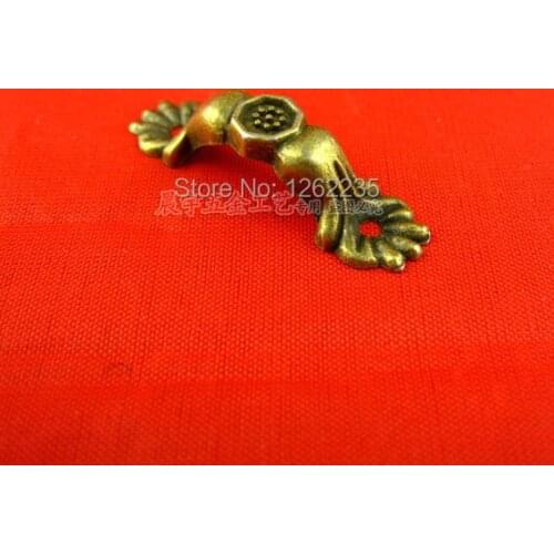 37*10mm Small handle gift box accessories Mini drawer pull ring Small wooden pull buckle gift Wholesale