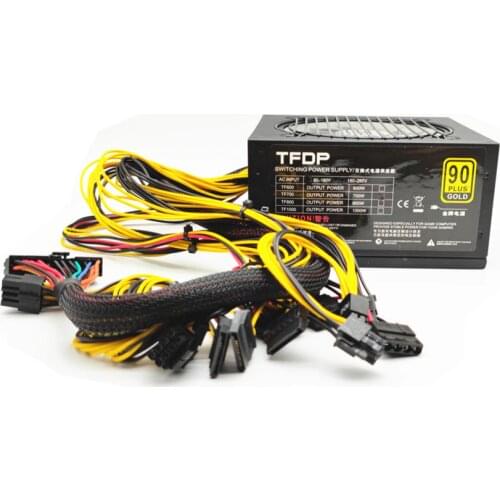 700W 110V 220V Dual CPU PC Power Supply For Computer 700W PSU 12V RGB Game Gaming PFC Silent Fan ATX 24pin 12V