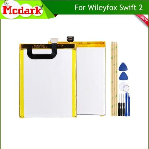 Mcdark For Wileyfox Swift 2 Battery Replacement Large Capacity 2700mAh Back Up Bateria For Wileyfox Swift 2 Smart Phone+tools
