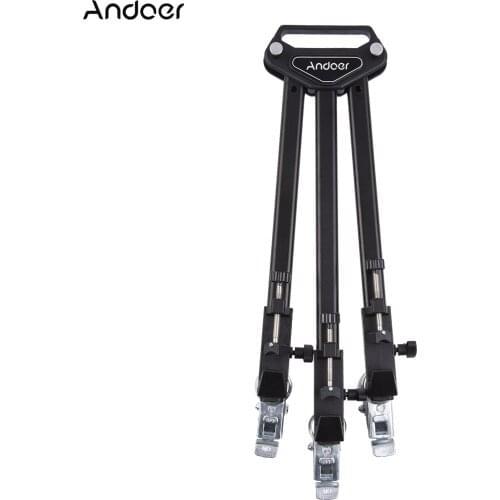 Andoer Tripod Dolly Heavy Duty Photography Tripod Base Stand Wheels Max. Load 15KG for Camera Camcorder Video Shooting Studio