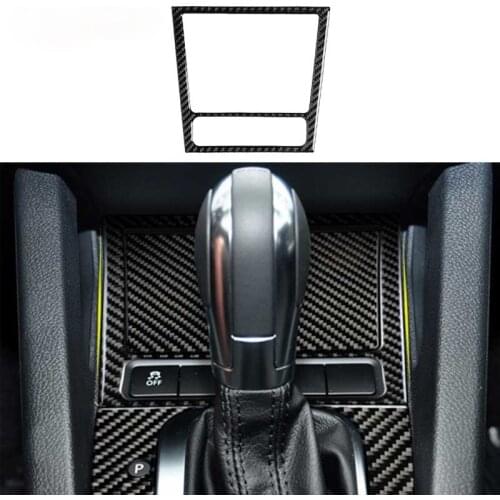 Car Ashtray Outer Panel Frame Interior Trim Carbon Fiber Sticker Cover For VW volkswagen golf 6 gti R MK6 08-12 scirocco 09-16