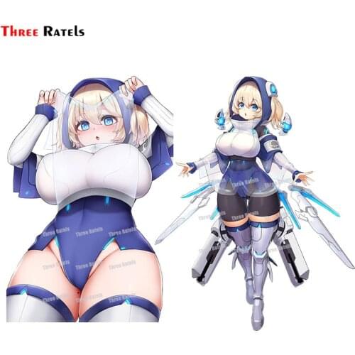 Three Ratels A1 Ella Of The Sky For Last Origin Car Accessories Personalized Creative Scratch Stickers Auto Decal Decoration