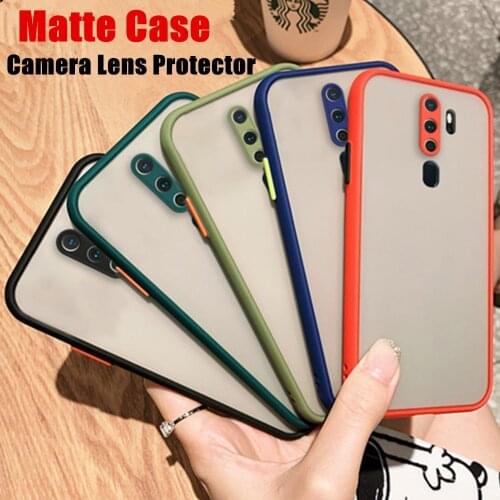 For Oppo A5 2020 A9 2020 OppoA52020 OppoA92020 Case Transparent Phone Case For A52020 A92020 Camera Lens Protector Matte Cover