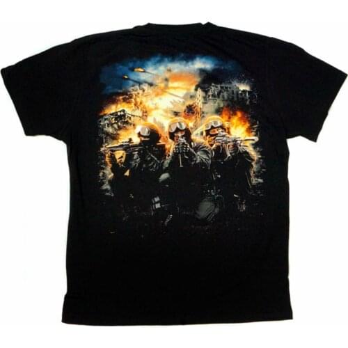 Russian Spetsnaz Forces Speciales T-Shirt Ak-47 Poing Cotton O-Neck Short Sleeve Mens T Shirt New Size S-3XL