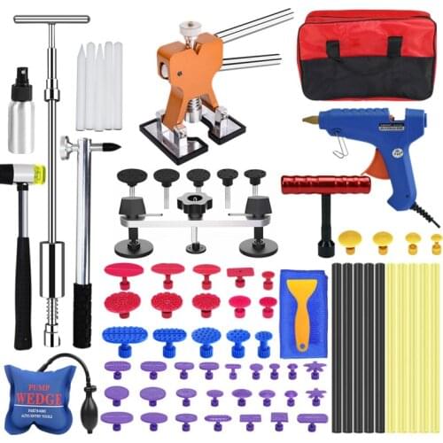 Furuix Tools Paintless Dent Repair Tool Dent Puller Kit Car body repair for hail damage sheet metal repair