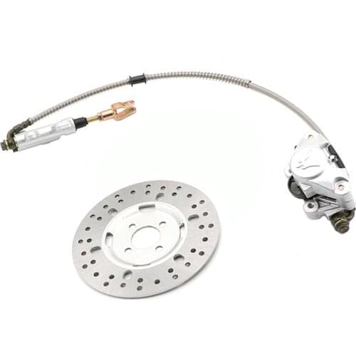 Rear Disc Brake Caliper System Pad Rear Hydraulic Brake Caliper Pump for 150cc 200cc 250cc ATV Quad