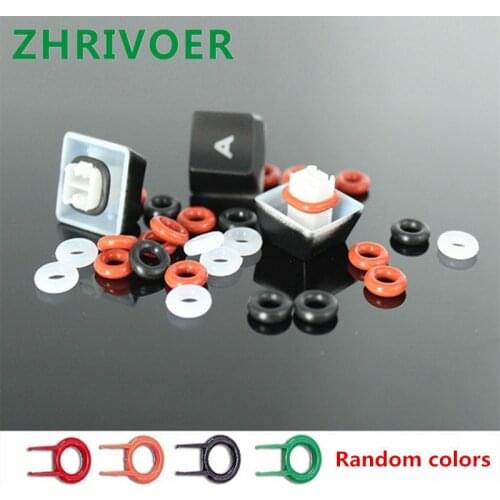 110pcs Keycaps O Ring Seal Switch Sound Dampeners For Cherry MX Keyboard Damper Replacement Noise Reduction Keyboard O-ring Seal