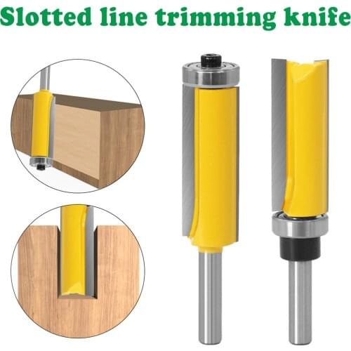 8mm Shank Flush Trim Pattern Router Bit Wood Cutters Top Bottom Bearing Bits Milling Cutter For Wood Woodworking Tool ca