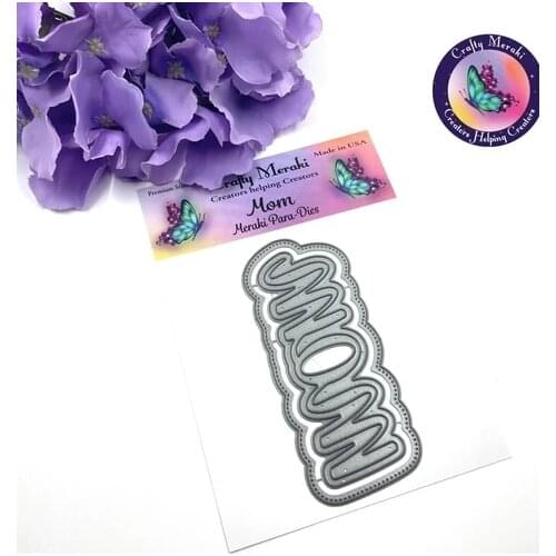 Metal cutting dies mom card Scrapbook paper craft knife mould blade punch stencils