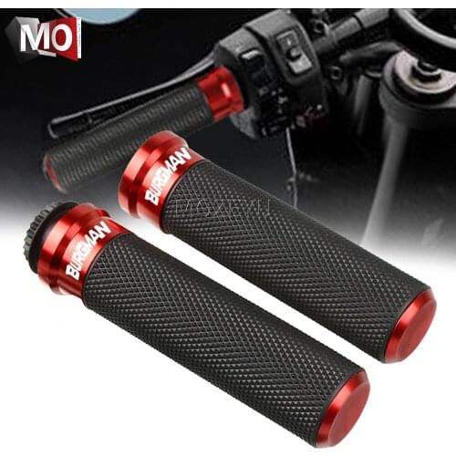 22MM Motorcycle Handlebar Grips Cover Protector Cap Hand Bar End For SUZUKI BURGMAN 650 400 125 200 AN650 AN400 AN125 AN200