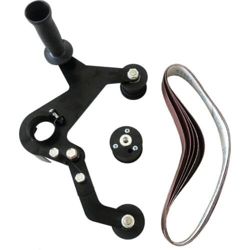 M10 M14 Belt Sander Attachment Adapter Converting Angle Grinder Polishing Bearing Bracket Pipe Tube Support Sanding Belt Tool