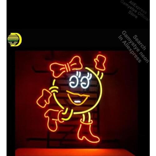 Cartoon Girl Neon Light Sign Neon Bulb handcraft Real Glass outdoor lighting store Neon Light Signs for Store Neon Light Love