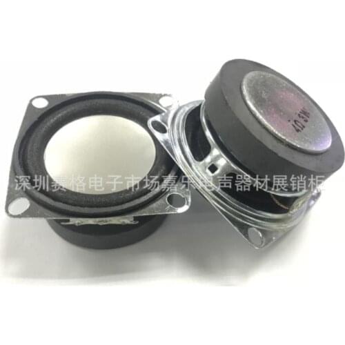 Manufacturers supply 52mm square 45 magnetic bubble edge 4 ohm 3W small speaker high quality loudspeakers