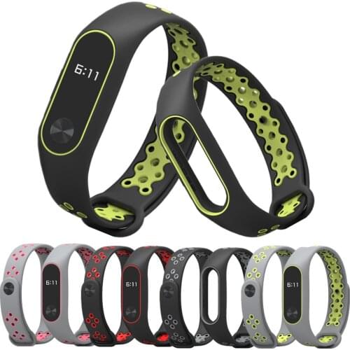 Latest Mijobs for Xiaomi Mi Band 2 strap with colorful silicone change belt smart accessories millet bracelet sports strap