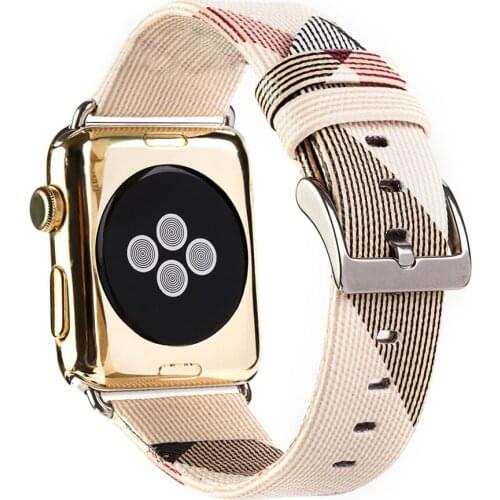 Leather for Apple Watch grid Bands 38MM 40mm 42MM 44mm for iWatch SE Strap Classic Wristband Series 6 5 4 3 2 1