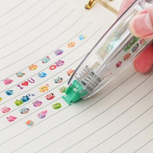 Greeting Card Maker Pen Creative Pushing Embossing Correction Tape Calendar Scrapbooking Stickers Kids Stationery Graffiti Pen
