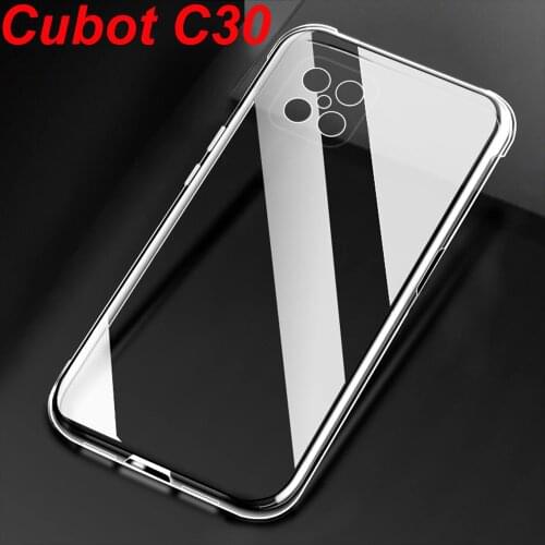 For Cubot C30 Case Silicone Cover TPU Transparent Black Phone Protector Shell For Cubot C 30 c30 чехол Glass Bumper Capa Coque