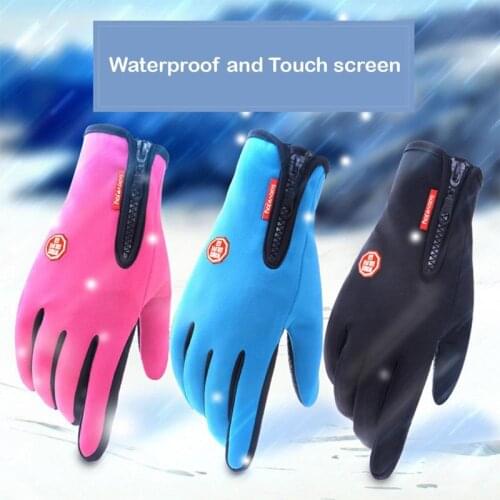 Unisex Touchscreen Winter Thermal Warm Cycling Bicycle Bike Ski Outdoor Camping Hiking Motorcycle Gloves Sports Full Finger