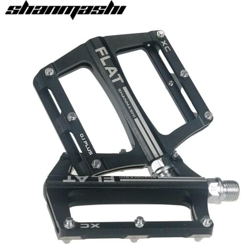 SMS 0.1plus bicycle pedal flat mountain bike wide comfortable bearing pedal plate pelin anti-slip pedal Cycling riding XC pedal