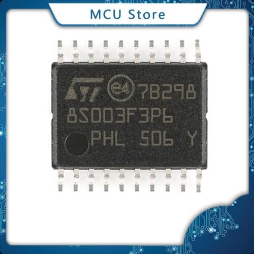 10PCS STM8S103F3P6 TSSOP-20 STM8S103F3P3 STM8S003F3P6 TSSOP20 STM8S103 F3P6 F3P3 STM8S003 STM8S New Original In Stock IC chip