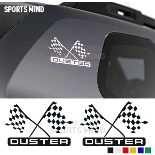 2 X Rally Championship Car Sticker Decal Automobiles Car Styling For Dacia Duster Renault Duster Stepway Accessories