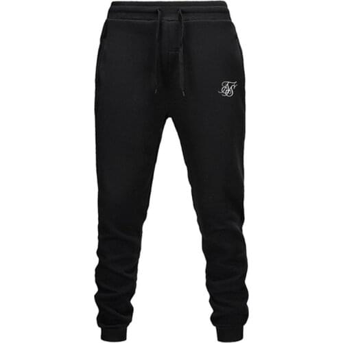 2020 Running sik silk Jogging Pants Men Soft Bodybuilding Joggers Sweatpants Long Trousers Gyms Fitness Sport Training Pants