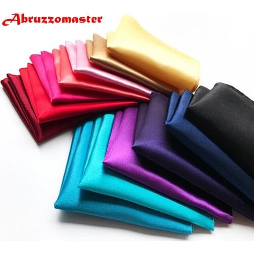 Abruzzomaster Stain Handkerchief Western style scarf Custom made Color for Stain Handkerchief Mens Wedding Suit Pocket Towel