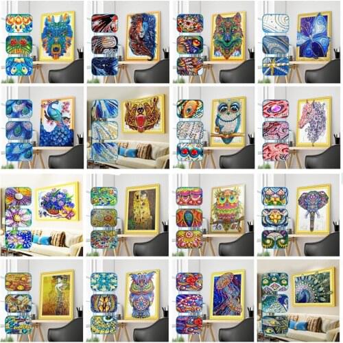 DIY Special Shape Diamond Painting 5D Drill Daimond Painting Volledig Embroidery for Home Decor Cartoon Animal Gift