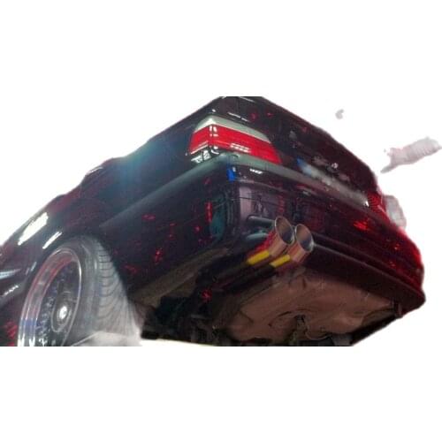 For BMW E36 Double Exhaust Tip Exhaust System End Pipe Stainless Steel Car Exhaust Pipe Double Tip Professional