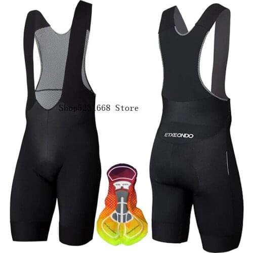 Etxeondo Cycling Bibs Shorts Mountain Bike Breathable Mens 16D Gel Padded Bike Tights Triathlon Pro Licra Bicycle Shorts Under