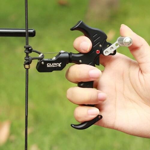 Arrow Release Aids Compound Bow Carbon Fiber Complex Strength Grip Spreader Arrow Stainless Steel Release Aids Outdoor Tools