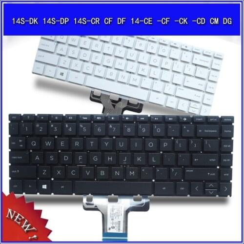 Laptop Keyboard For HP 14S-DK 14S-DP 14S-CR CF DF 14-CE -CF -CK -CD CM DG Notebook Replace Keyboard