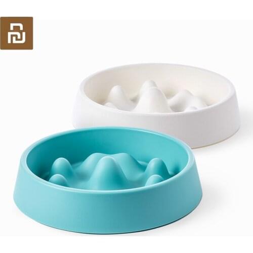 Youpin Dog Cat Pet feed box Waterproof Anti-splash Cats Kitten Puppy Slow down the design of pets eating speed