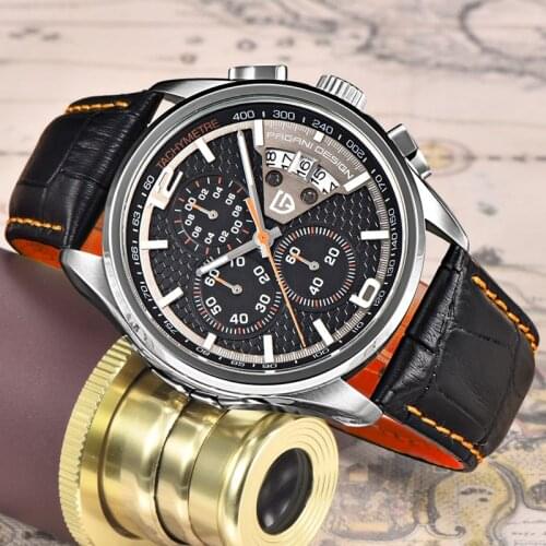 Pagani Design 2021 Mens Multi-function Quartz Watch Mens Timeline Diver 30m Mens Clock Casual Observation Relogio Masculino
