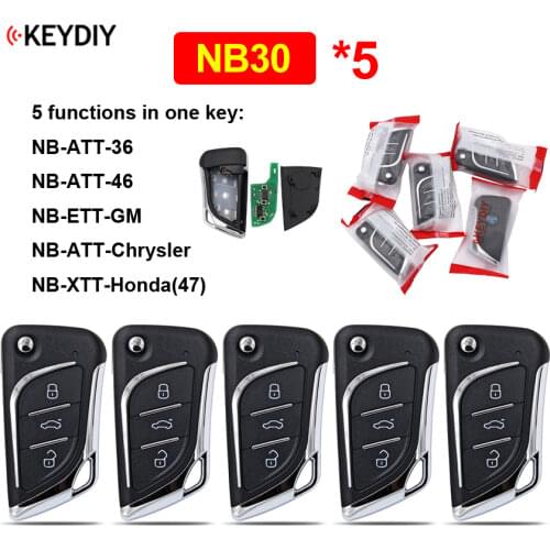5Pcs/Lot NB30 Multi-functional Universal KD Remote Control for KD900 KD900+ URG200 KD-X2 (All Functions Chips in One Key)