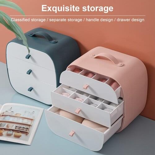 Underwear Organizer Bathroom Organizer Drawer Type Bra Sock Organizer for Underwear Stockings Scarves Ties Bras Storage Boxes