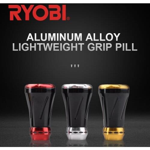 RYOBI GRIP PILL Fishing Reel Handle Knob Red/Silver/Gold High Strength Tools Accessories Tackles For DAIWA SHIMANO RYOBI Handle