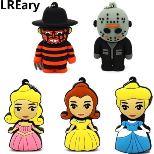 USB Flash Drive Murderer 32G Friday the 13th Memory stick Pen Drive 64G pendrive Jason/Freddy U disk A Nightmare on Elm Street
