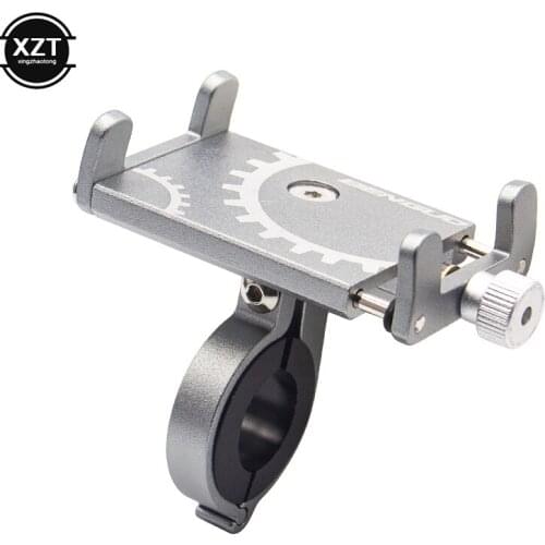Bicycle Mobile Phone Holder Universal Bike Motorcycle Handlebar Clip Stand for 3.5-6.5 Inch Smartphone Holder GPS Mount Bracket
