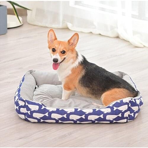All season Pet soft bed dog pillow beds mat pets sofa cat house puppy cooling pad for medium small dogs chihuahua bullterrier