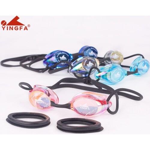 YINGFA 2020 New Electroplating UV Waterproof Anti fog Swimming Goggles Diving Swimming Goggles очки для плавания adluts