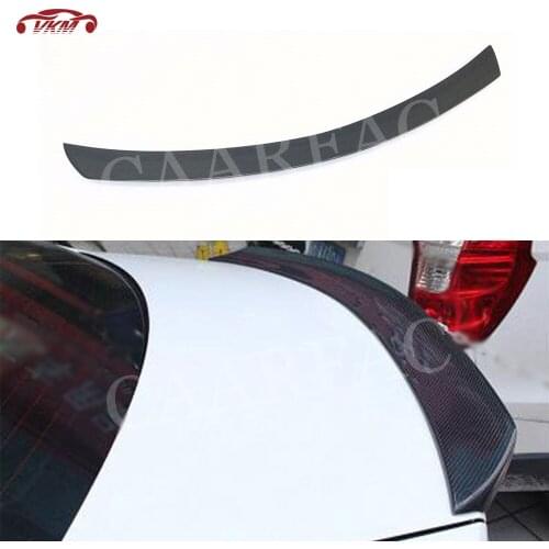 Carbon Fiber Rear Spoiler For Mercedes Benz C Class W204 AMG Spoiler 2008-2011 FRP V Style Boot Trim Spoiler