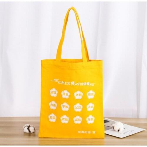 1000pcs Custom Canvas Bag Manufacturers Wholesale Creative Advertising Shopping Bags Cotton Canvas Backpack Bags Printed Logo