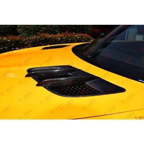 2015-2020 Z-ART AMG GT engine bonnet vents for AMG GTS carbon fiber engine hood vents for AMG GT carbon fiber enigine lid vents